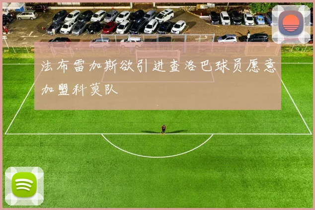 法布雷加斯欲引进查洛巴球员愿意加盟科莫队